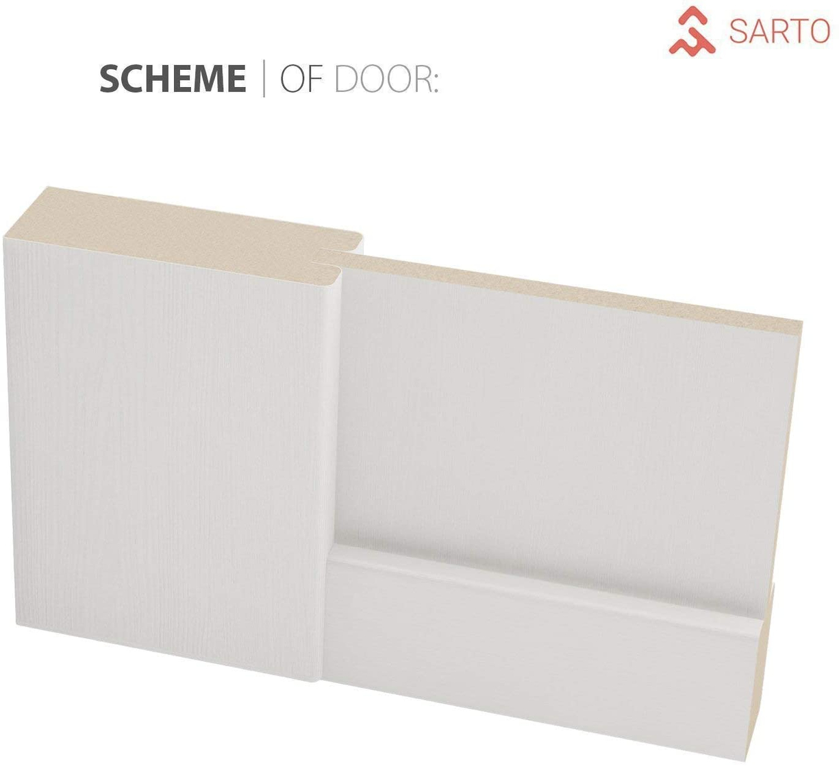 Picture of Sliding Closet Bypass Doors 36 x 80 with Hardware Quadro